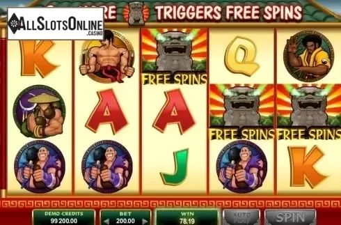 Screen5. Kung Fu Cash from Microgaming