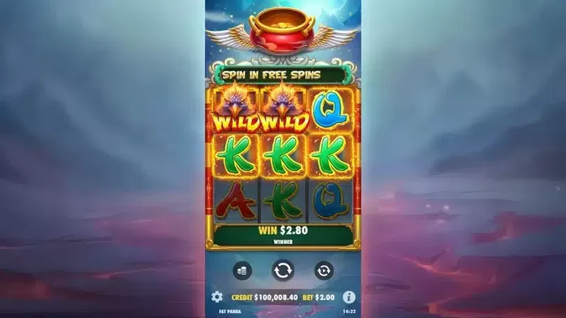 Lucky Phoenix slot screenshot 