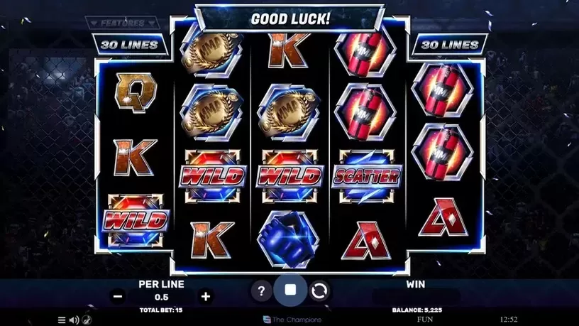 MMA Champions slot screenshot 3