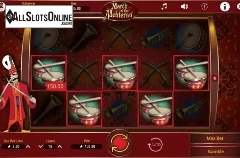 Screen6. March of the Mehteran from Booming Games