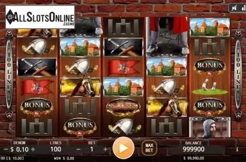 Reel screen. Medieval Knights from KA Gaming
