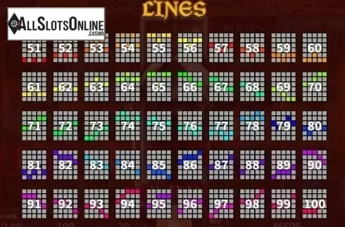 Paytable 4. Medieval Knights from KA Gaming