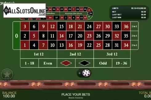 Game screen