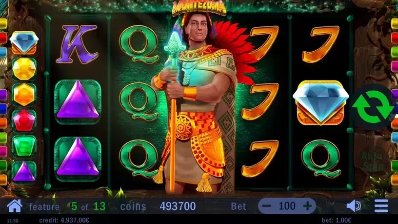 Montezuma slot screenshot 4