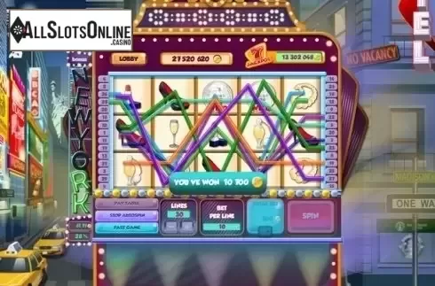 Win Screen. New York Nightlife from Red Rake