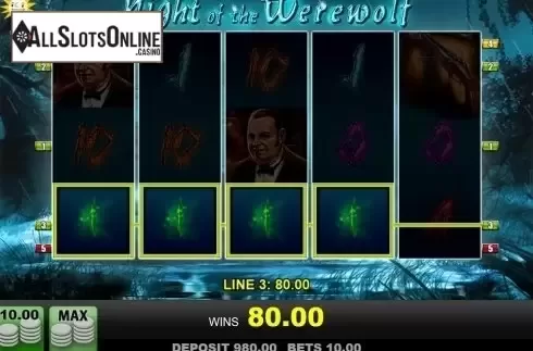 Win screen. Night of the Werewolf from Merkur