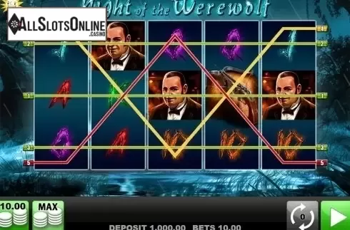 Paylines. Night of the Werewolf from Merkur