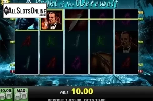 Wild win screen 2. Night of the Werewolf from Merkur