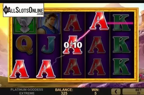 Win Screen 4. Platinum Goddess Extreme from High 5 Games