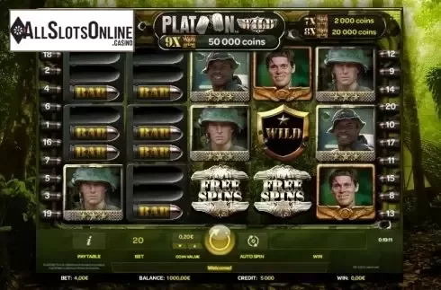 Reels. Platoon Wild from iSoftBet