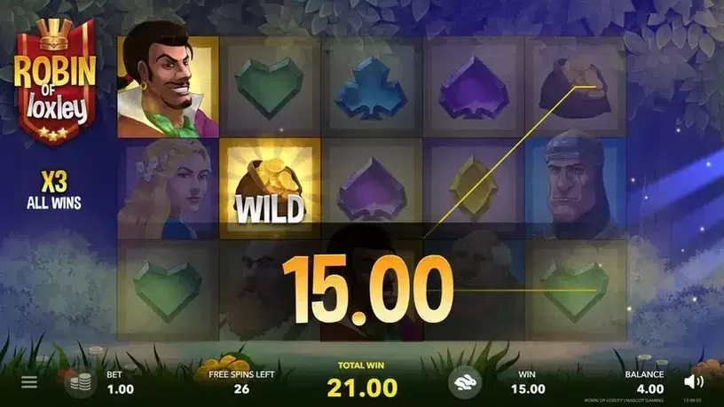 Robin of Loxley slot screenshot 4