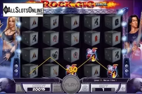 Win screen 2. Rock Gig Dice from Mancala Gaming