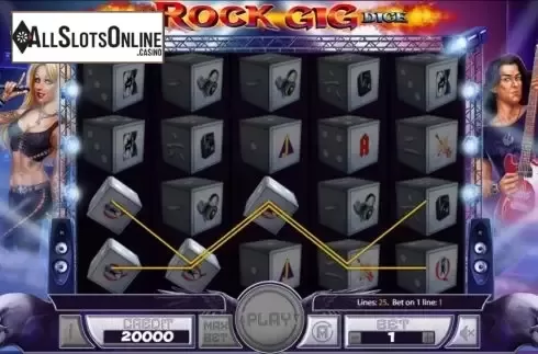 Win screen 3. Rock Gig Dice from Mancala Gaming