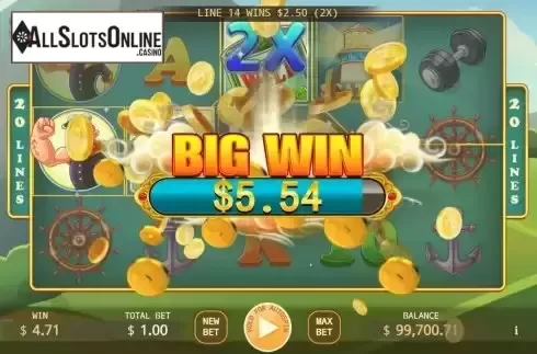 Big Win screen