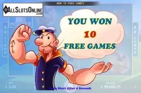 Free Spins screen 2