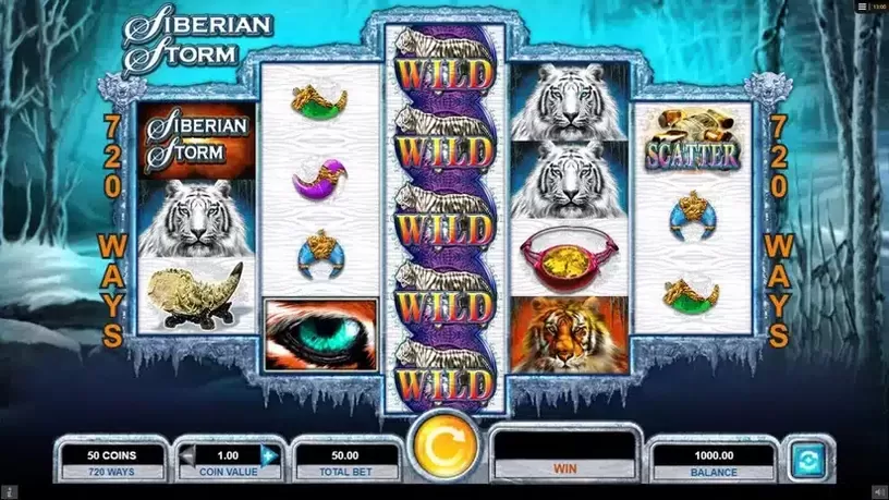 Siberian Storm slot screenshot 1