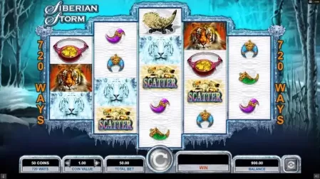 Siberian Storm slot screenshot 2