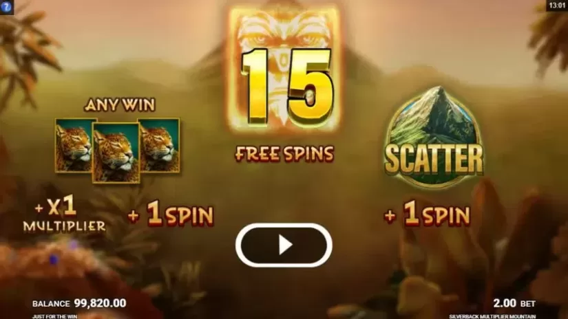 Silverback Multiplier Mountain slot screenshot 4