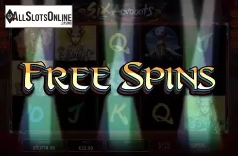 Screen 4. Six Acrobats from Microgaming