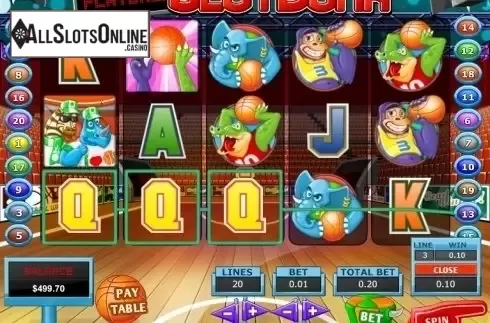 Win Screen . Slot Dunk from Pragmatic Play