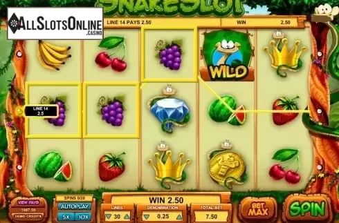Screen9. Snake Slot from Leander Games