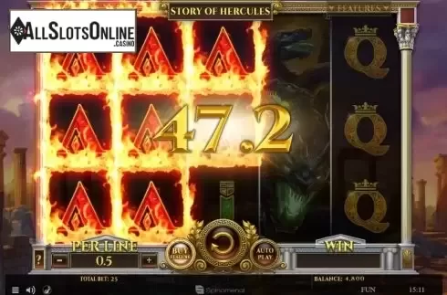 Win Screen 1. Story of Hercules from Spinomenal