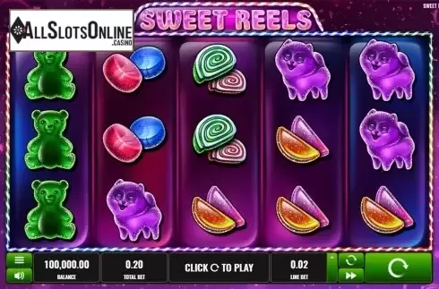 Reels screen. Sweet Reels (Playreels) from Playreels