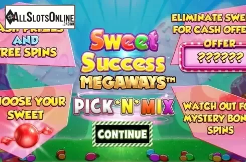 Bonus Game 2. Sweet Success Megaways from Blueprint