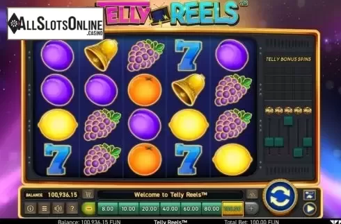 Reel Screen. Telly Reels from Wazdan