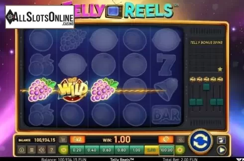 Win Screen 2. Telly Reels from Wazdan