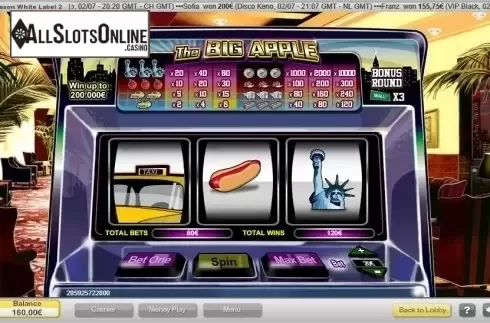 Screen 3. The Big Apple from NeoGames