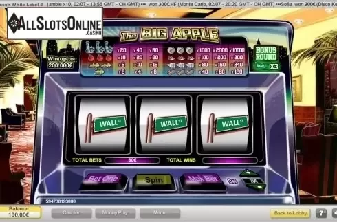 Screen 1. The Big Apple from NeoGames