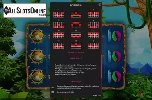 Paytable 3