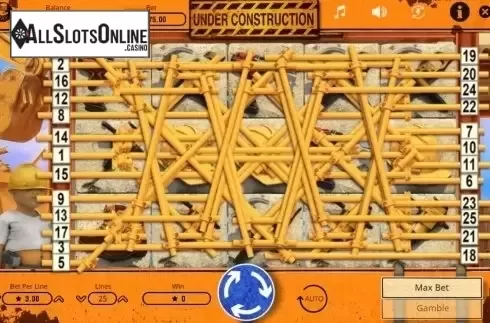 Winlines. Under Construction (Booming) from Booming Games