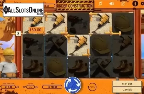 Win screen 2. Under Construction (Booming) from Booming Games