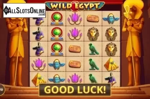 Game Workflow screen. Wild Egypt from Cayetano Gaming