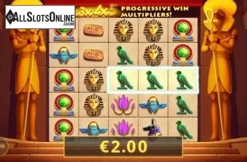 Win screen. Wild Egypt from Cayetano Gaming