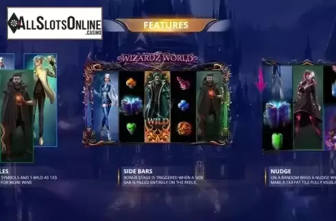 Features screen