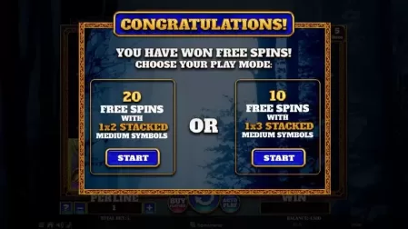 Wolf Fang Winter Storm slot screenshot 3