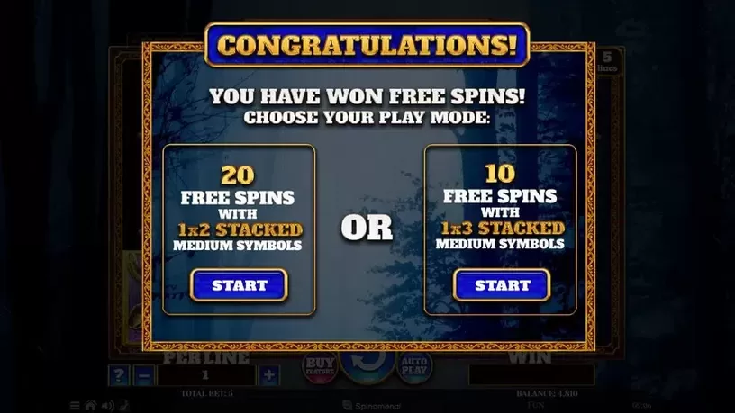 Wolf Fang Winter Storm slot screenshot 3