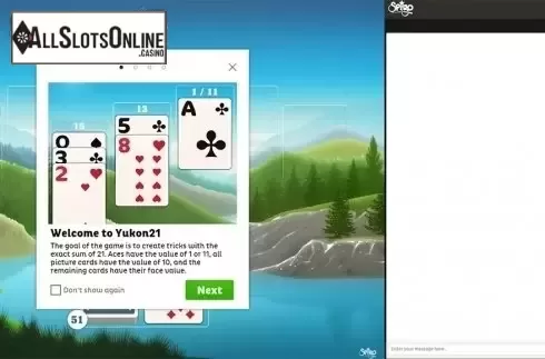 Paytable . Yukon 21 from Spigo