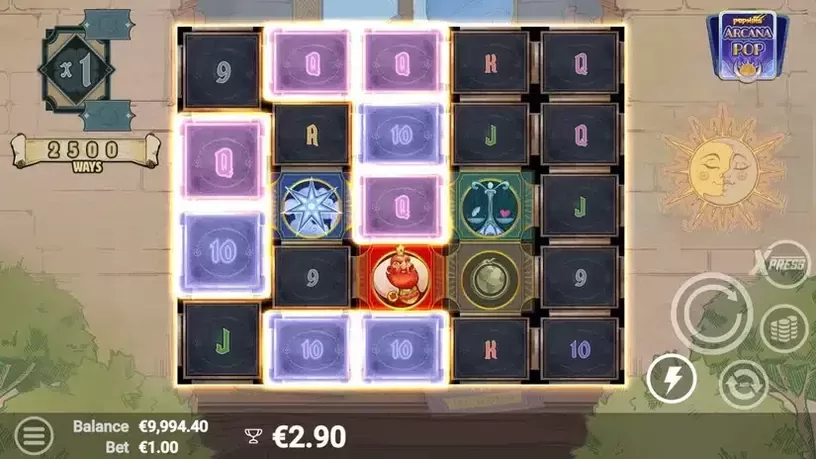 ArcanaPop slot screenshot 2