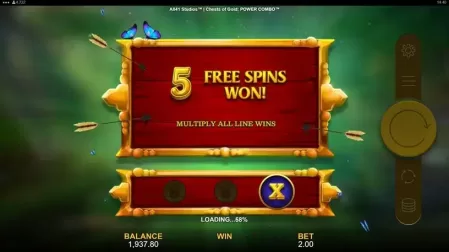 Chests of Gold Power Combo slot screenshot 4