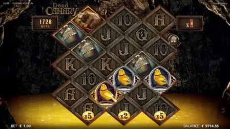 Dead Canary slot screenshot 2