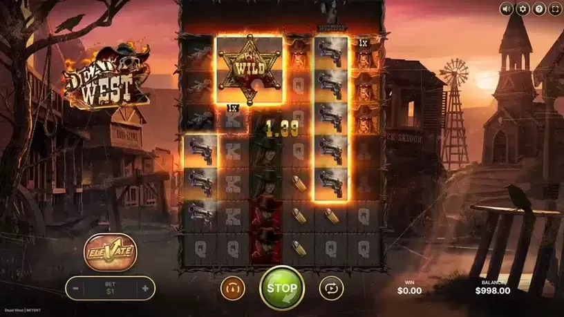Dead West — RTP, Free Demo, Bonus Features & slot screenshot 2