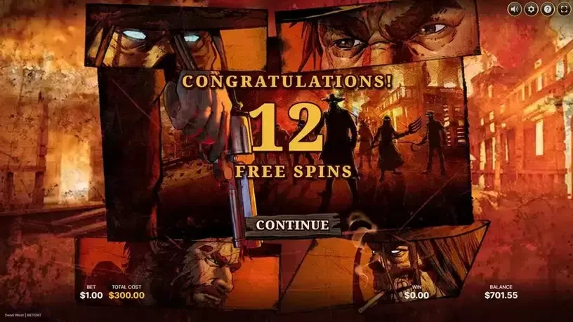 Dead West — RTP, Free Demo, Bonus Features & slot screenshot 3
