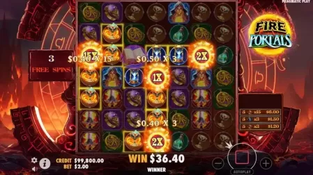 Fire Portals slot screenshot 6