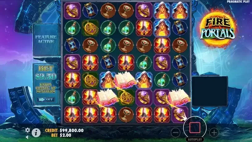 Fire Portals slot screenshot 2