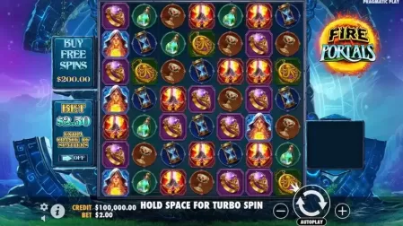 Fire Portals slot screenshot 1