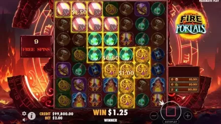 Fire Portals slot screenshot 4